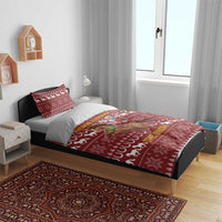 Horse Through The Snow Christmas Design Bedding Set Xmas Holiday Patterns - Wonder Print Shop