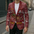 Horse Through The Snow Christmas Design Blazer Xmas Holiday Patterns - Wonder Print Shop