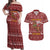 Horse Through The Snow Christmas Design Couples Matching Off Shoulder Maxi Dress and Hawaiian Shirt Xmas Holiday Patterns - Wonder Print Shop
