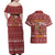 Horse Through The Snow Christmas Design Couples Matching Off Shoulder Maxi Dress and Hawaiian Shirt Xmas Holiday Patterns - Wonder Print Shop