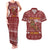 Horse Through The Snow Christmas Design Couples Matching Tank Maxi Dress and Hawaiian Shirt Xmas Holiday Patterns - Wonder Print Shop
