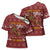 Horse Through The Snow Christmas Design Cross Shoulder Shirt Xmas Holiday Patterns - Wonder Print Shop