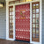 Horse Through The Snow Christmas Design Door Cover Xmas Holiday Patterns - Wonder Print Shop
