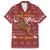 Horse Through The Snow Christmas Design Family Matching Off The Shoulder Long Sleeve Dress and Hawaiian Shirt Xmas Holiday Patterns - Wonder Print Shop
