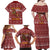 Horse Through The Snow Christmas Design Family Matching Off Shoulder Maxi Dress and Hawaiian Shirt Xmas Holiday Patterns - Wonder Print Shop
