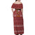 Horse Through The Snow Christmas Design Family Matching Off Shoulder Maxi Dress and Hawaiian Shirt Xmas Holiday Patterns - Wonder Print Shop