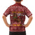 Horse Through The Snow Christmas Design Family Matching Off Shoulder Short Dress and Hawaiian Shirt Xmas Holiday Patterns - Wonder Print Shop