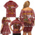 Horse Through The Snow Christmas Design Family Matching Off Shoulder Short Dress and Hawaiian Shirt Xmas Holiday Patterns - Wonder Print Shop