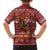 Horse Through The Snow Christmas Design Family Matching Short Sleeve Bodycon Dress and Hawaiian Shirt Xmas Holiday Patterns - Wonder Print Shop
