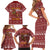 Horse Through The Snow Christmas Design Family Matching Short Sleeve Bodycon Dress and Hawaiian Shirt Xmas Holiday Patterns - Wonder Print Shop
