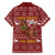 Horse Through The Snow Christmas Design Family Matching Summer Maxi Dress and Hawaiian Shirt Xmas Holiday Patterns - Wonder Print Shop