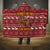 Horse Through The Snow Christmas Design Hooded Blanket Xmas Holiday Patterns - Wonder Print Shop