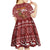 Horse Through The Snow Christmas Design Kid Short Sleeve Dress Xmas Holiday Patterns - Wonder Print Shop