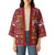 Horse Through The Snow Christmas Design Kimono Xmas Holiday Patterns - Wonder Print Shop