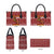 Horse Through The Snow Christmas Design Leather Bag Xmas Holiday Patterns - Wonder Print Shop