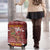 Horse Through The Snow Christmas Design Luggage Cover Xmas Holiday Patterns - Wonder Print Shop
