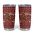 Horse Through The Snow Christmas Design Tumbler Cup Xmas Holiday Patterns - Wonder Print Shop