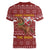Horse Through The Snow Christmas Design Women V-Neck T-Shirt Xmas Holiday Patterns - Wonder Print Shop