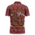 Horse Through The Snow Christmas Design Zipper Polo Shirt Xmas Holiday Patterns - Wonder Print Shop