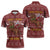 Horse Through The Snow Christmas Design Zipper Polo Shirt Xmas Holiday Patterns - Wonder Print Shop