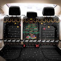 Horse Christmas Tree Christmas Design Back Car Seat Cover Xmas Holiday Patterns - Wonder Print Shop