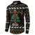 Horse Christmas Tree Christmas Design Button Sweatshirt Xmas Holiday Patterns - Wonder Print Shop