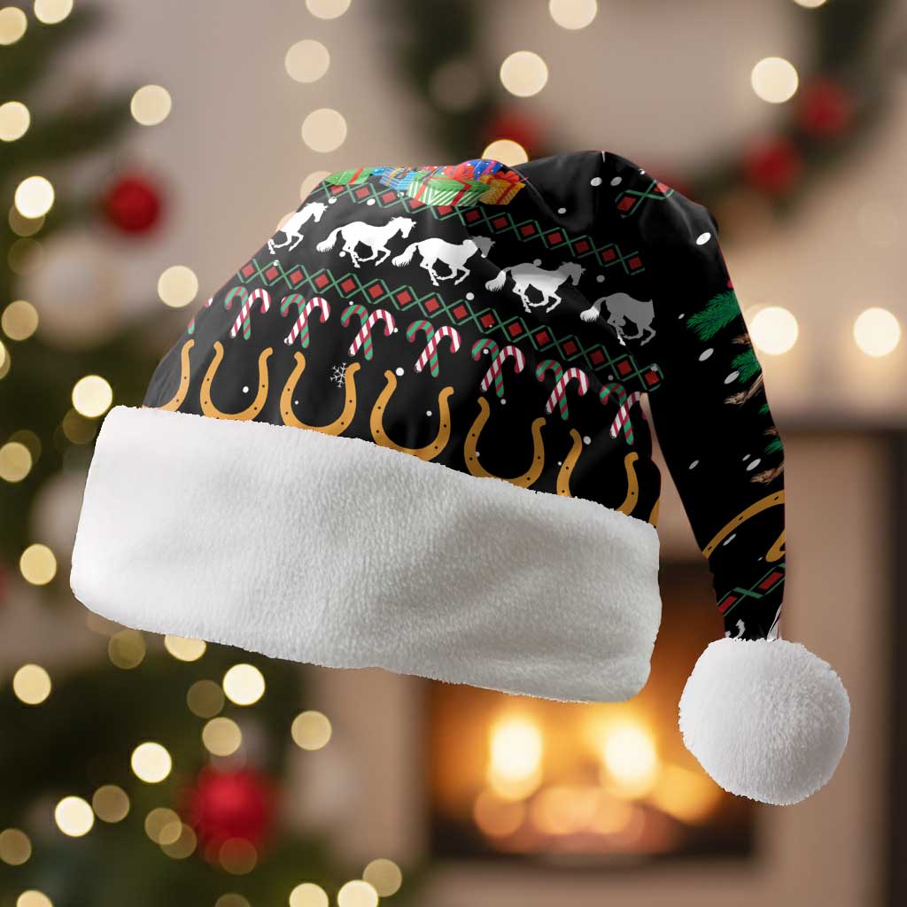 Horse Christmas Tree Christmas Design Christmas Santa Hat Xmas Holiday Patterns - Wonder Print Shop