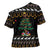 Horse Christmas Tree Christmas Design Cross Shoulder Shirt Xmas Holiday Patterns - Wonder Print Shop