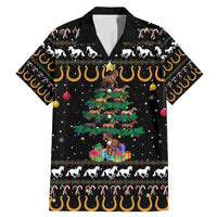 Horse Christmas Tree Christmas Design Family Matching Mermaid Dress and Hawaiian Shirt Xmas Holiday Patterns - Wonder Print Shop