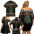 Horse Christmas Tree Christmas Design Family Matching Off Shoulder Short Dress and Hawaiian Shirt Xmas Holiday Patterns - Wonder Print Shop