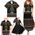Horse Christmas Tree Christmas Design Family Matching Summer Maxi Dress and Hawaiian Shirt Xmas Holiday Patterns - Wonder Print Shop