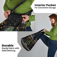 Horse Christmas Tree Christmas Design Grocery Bag Xmas Holiday Patterns - Wonder Print Shop