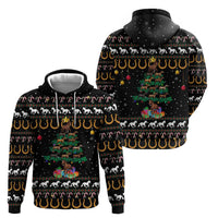 Horse Christmas Tree Christmas Design Hoodie Xmas Holiday Patterns - Wonder Print Shop