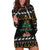 Horse Christmas Tree Christmas Design Hoodie Dress Xmas Holiday Patterns - Wonder Print Shop