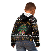 Horse Christmas Tree Christmas Design Kid Hoodie Xmas Holiday Patterns - Wonder Print Shop