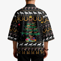 Horse Christmas Tree Christmas Design Kimono Xmas Holiday Patterns - Wonder Print Shop