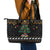 Horse Christmas Tree Christmas Design Leather Tote Bag Xmas Holiday Patterns - Wonder Print Shop