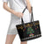 Horse Christmas Tree Christmas Design Leather Tote Bag Xmas Holiday Patterns - Wonder Print Shop