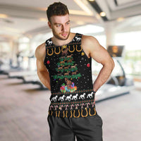 Horse Christmas Tree Christmas Design Men Tank Top Xmas Holiday Patterns - Wonder Print Shop