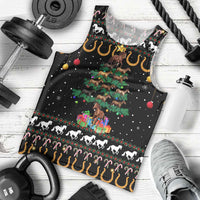 Horse Christmas Tree Christmas Design Men Tank Top Xmas Holiday Patterns - Wonder Print Shop