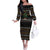 Horse Christmas Tree Christmas Design Off The Shoulder Long Sleeve Dress Xmas Holiday Patterns - Wonder Print Shop