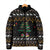 Horse Christmas Tree Christmas Design Padded Jacket Xmas Holiday Patterns - Wonder Print Shop