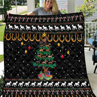 Horse Christmas Tree Christmas Design Quilt Xmas Holiday Patterns - Wonder Print Shop