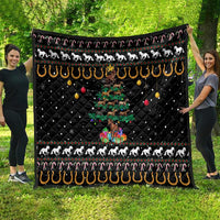Horse Christmas Tree Christmas Design Quilt Xmas Holiday Patterns - Wonder Print Shop