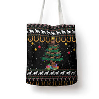 Horse Christmas Tree Christmas Design Tote Bag Xmas Holiday Patterns - Wonder Print Shop