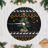Horse Christmas Tree Christmas Design Tree Skirt Xmas Holiday Patterns - Wonder Print Shop
