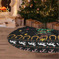 Horse Christmas Tree Christmas Design Tree Skirt Xmas Holiday Patterns - Wonder Print Shop