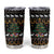 Horse Christmas Tree Christmas Design Tumbler Cup Xmas Holiday Patterns - Wonder Print Shop