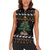 Horse Christmas Tree Christmas Design Women Sleeveless Polo Shirt Xmas Holiday Patterns - Wonder Print Shop