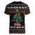 Horse Christmas Tree Christmas Design Women V-Neck T-Shirt Xmas Holiday Patterns - Wonder Print Shop